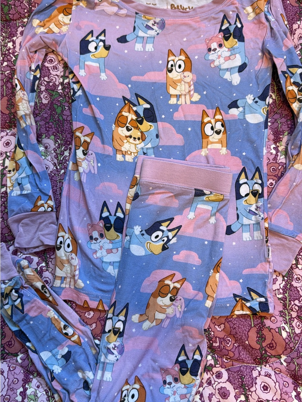 Little Sleepies Bluey Bamboo Pajama Set